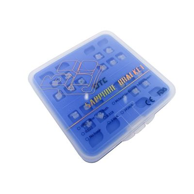 Traitement orthodontique avec DTC Sapphire Bracket Dental Brace Norme ISO