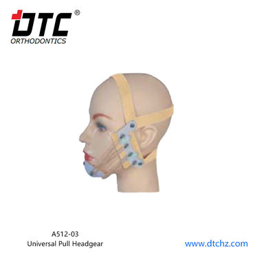 Système de traction universel orthopédique DTC de classe I avec élastiques réglables et tasse de menton
