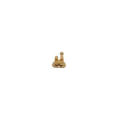 0.022/0.018 Taille de fente DTC Ortodontie dentaire des supports dorés enduits de fermeture orthopédique