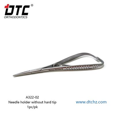 DTC en acier inoxydable, porte-aiguille ortodontique populaire avec pointe dure
