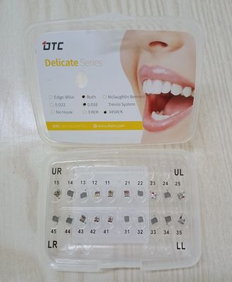 Des supports orthodontiques de la série DTC Délicate avec certification ISO et une durée de conservation de 3 ans