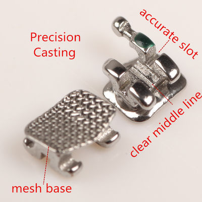 Certification CE DTC MIM Technologie des supports orthodontiques avec supports de base en maille 3W/crochet