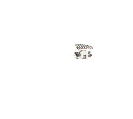 Mini/Standard 0.022''/0.018'' MIM Technologie des supports métalliques orthodontiques avec base en maille