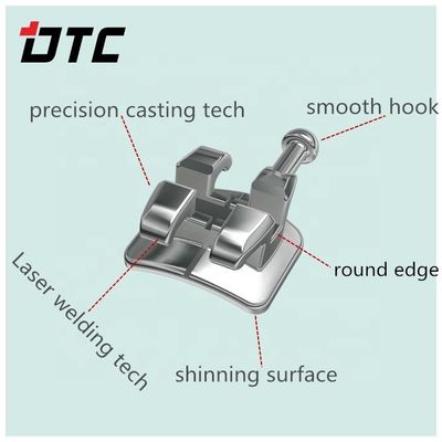 Taille standard Matériau dentaire laser DTC Braquettes dentaires orthodontiques CE accrédité ISO