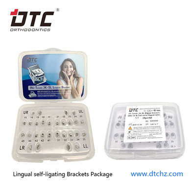 Puissante source de machines DTC Orthodontie Braces de langue avec braquettes auto-ligantes