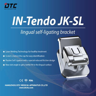 Puissante source de machines DTC Orthodontie Braces de langue avec braquettes auto-ligantes