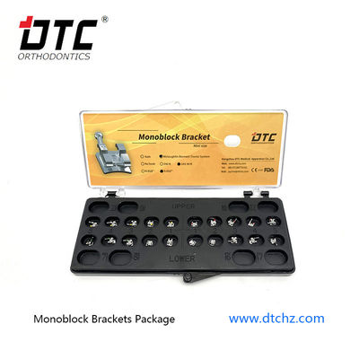 DTC Mim Monobloc Bracelet dentaire laser orthodontique MBT Roth Bracelet métallique avec 3W/crochet