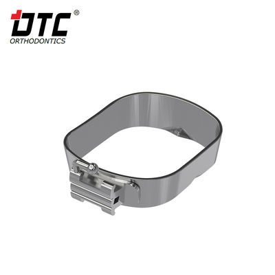 Tubes buccales soudables en acier DTC Orthodontique pour les bandes orthopédiques dans les hôpitaux/cliniques/dentistes