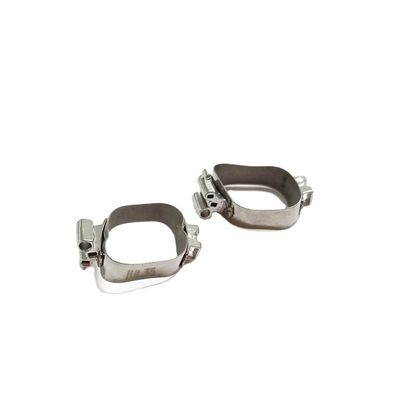 Enveloppes lingual à tubes triples pour bandes orthodontiques DTC Classe II