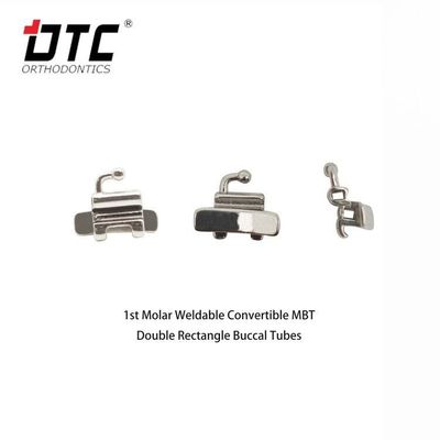 Tubes buccales dentaires orthodontiques convertibles avec certification CE et longue durée de conservation