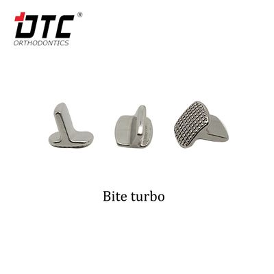 Dents dentaires orthodontiques attachées à la morsure Turbo Mesh Base par monobloc en acier inoxydable DTC