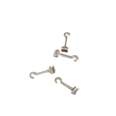 0.018'/0.022' DTC Orthodontie dentaire Crochet en acier inoxydable à crochets courts Crochets longs ou en spirale