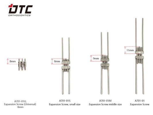 Screw d'expansion dentaire certifiée CE pour le traitement orthodontique et médical par DTC