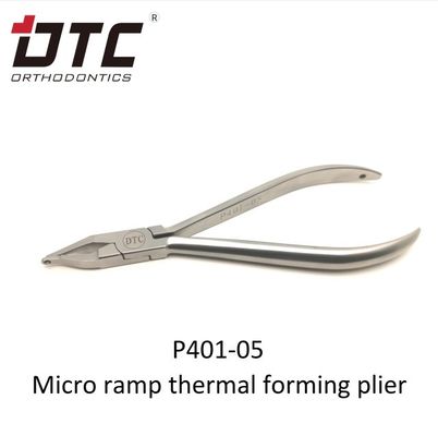 Acier inoxydable DTC Orthodontie dentaire Micro rampe thermique formant des pinces d'alignement claires
