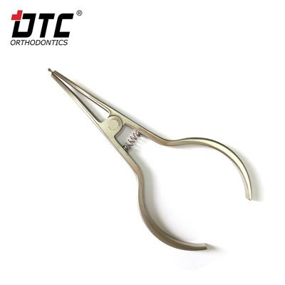 3- DTC Orthodontie dentaire élastique en acier inoxydable standard élargissant les anneaux de séparation élastiques pinces