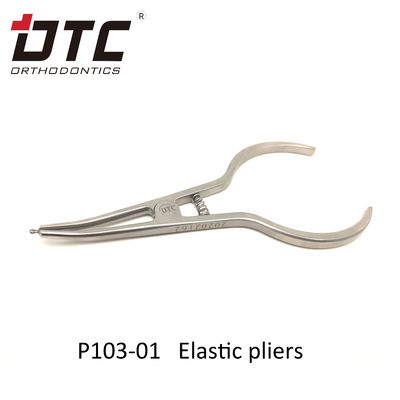 3- DTC Orthodontie dentaire élastique en acier inoxydable standard élargissant les anneaux de séparation élastiques pinces